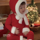 Christmas Cloud Loungewear (Red)