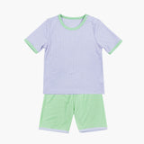 Clay Poly Ribbed Short sleeve Indoor Wear Set 家居服(26SS)