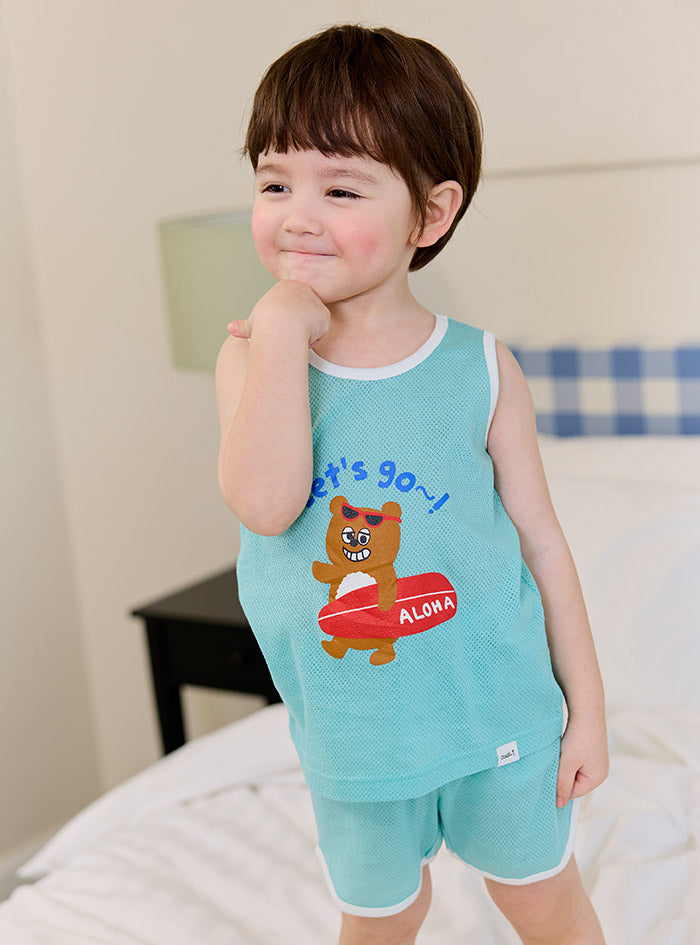 Joy Bear (24SS) mesh vest set