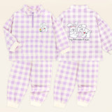 Friendly Norak check top and bottom suit