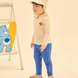 [Care Bear] Blue Bear Zip Up Loose Fit Lash Guard Set (Flap Cap Set)