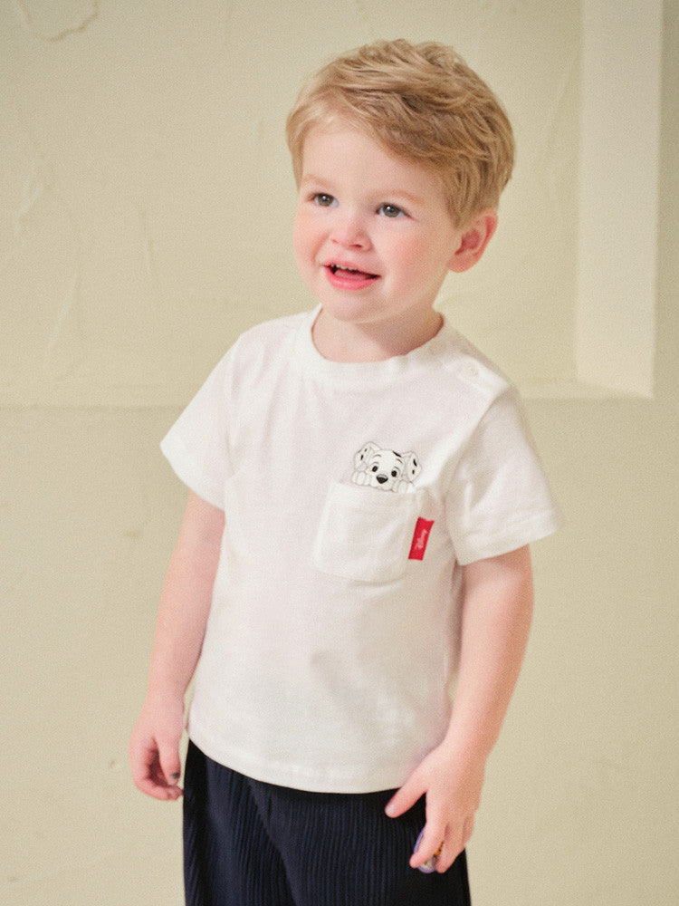 101 Dalmatian pocket short-sleeved t-shirt