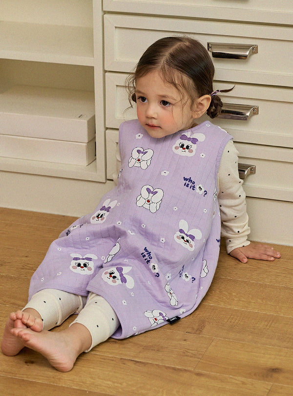 Purple Rabbit Sleeping vest  24FW