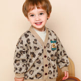 Chocolate Leopard print Cardigan
