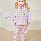 Friendly Norak check top and bottom suit