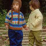 Ted cable cardigan (2 colors)