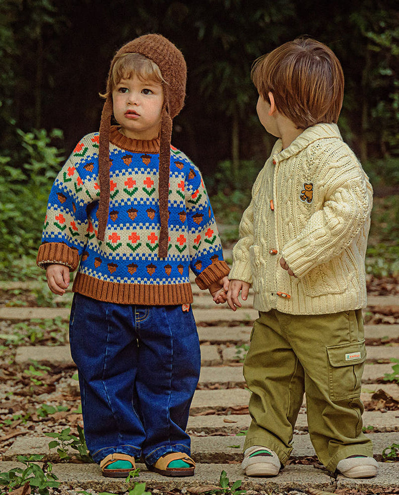 Ted cable cardigan (2 colors)