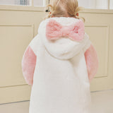 Big ribbon hot wind hood jumper