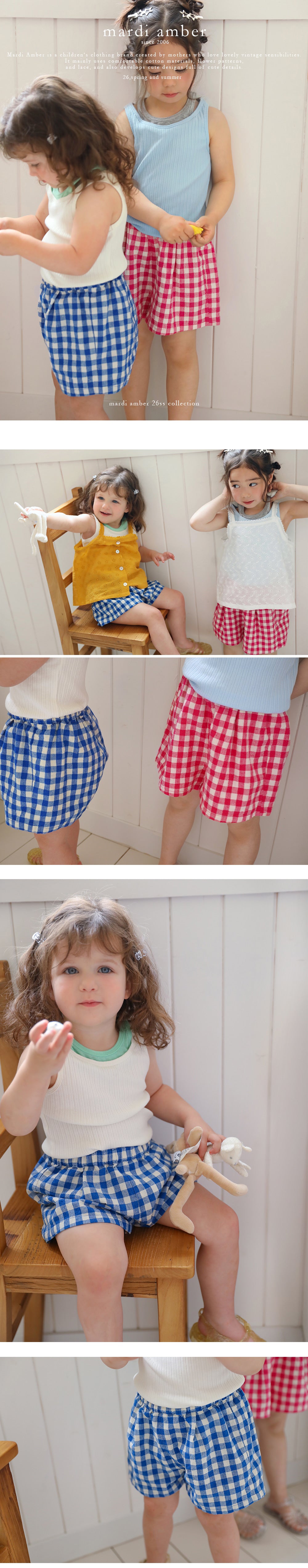 Coco check pants