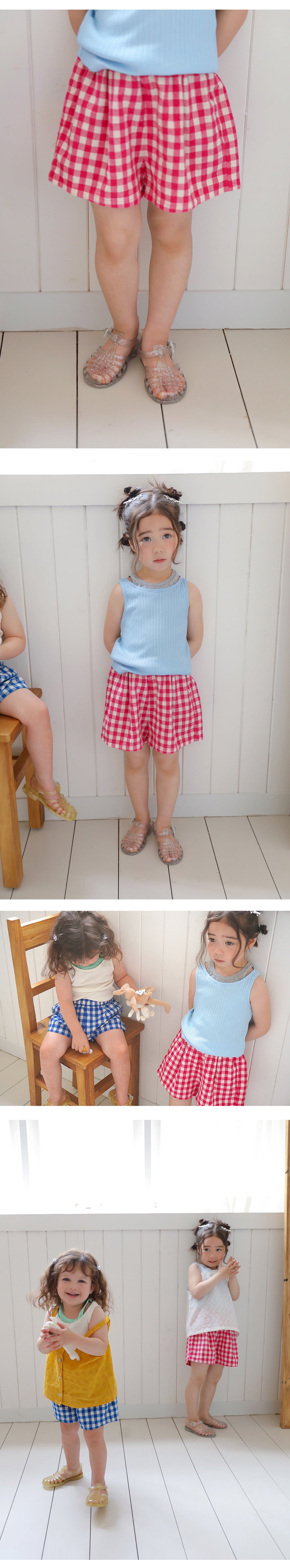 Coco check pants