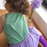 Sling ribbed sleeveless top