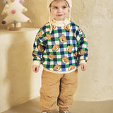 Cozy warm quilted baggy pants