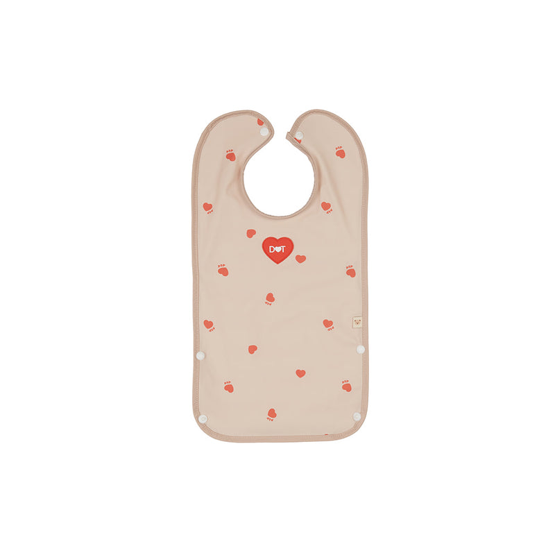 [New] Dottodot Heart Waterproof  Bib