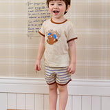 Bonjour Dog short sleeve (24SS) Mesh Indoor Set