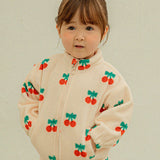 [Pimpollo] Cherry up business upper and lower clothes -Ivory