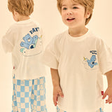 [Care Bear] Unicorn Then-Bear Loose Fit T-Shirt