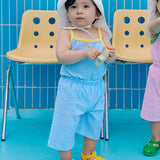 CHECK TERRY SET Blue