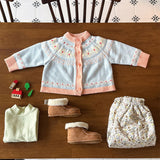 Holiday jacquard cardigan