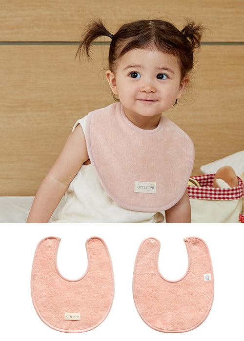 Terry bib pink