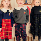 Merry Molly check ridged top and bottom