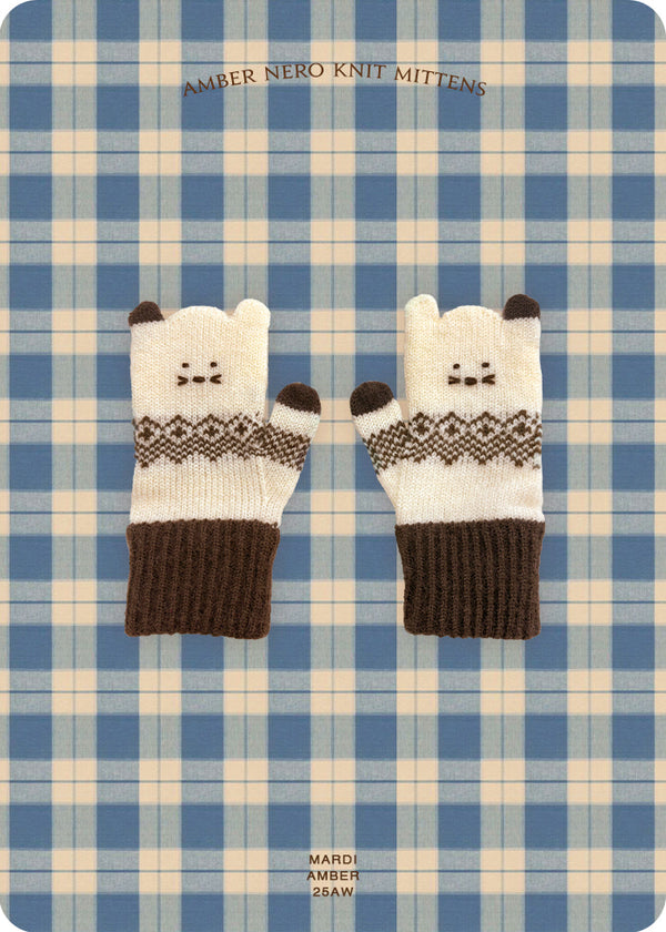 Nero Knit Gloves