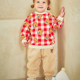 Checked Bear Nappjng Tee