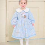 尼科格子連身裙