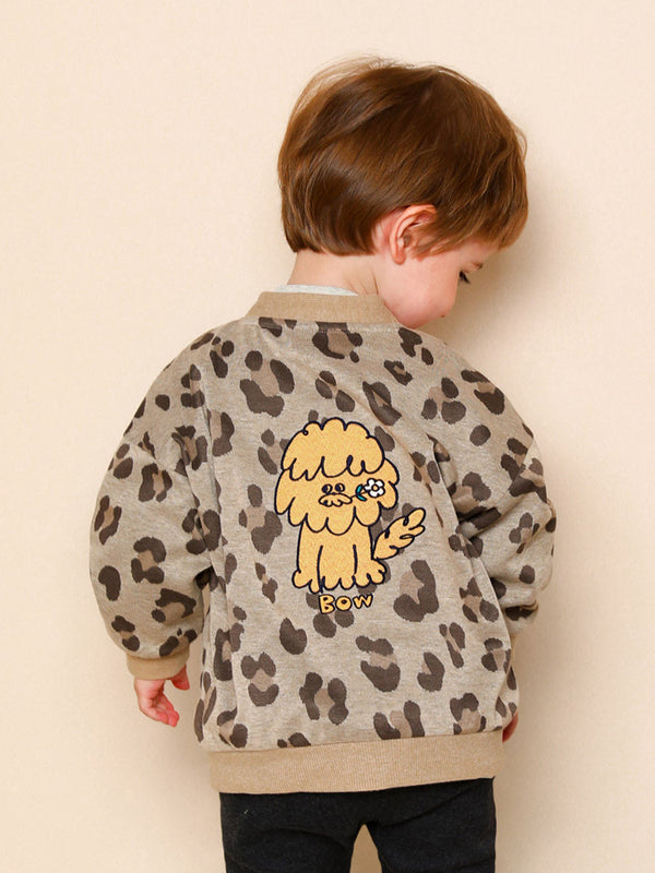 Chocolate Leopard print Cardigan