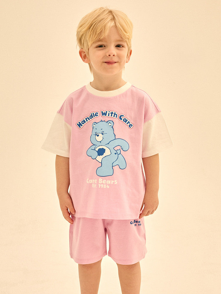 [70%OFF] Care Bear Play look top and bottom set (short sleeve)