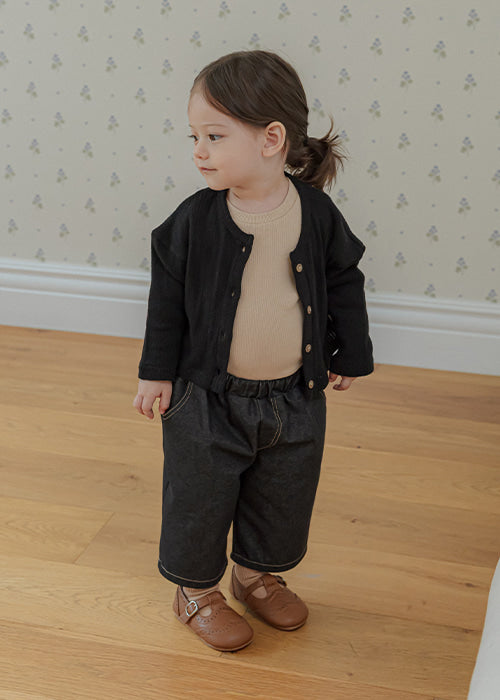ETHEL DENIM PANTS Black