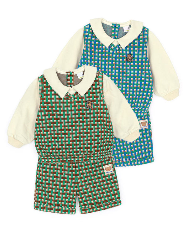 [Pimpollo] Eddie layered upper and lower suit (2 colors)