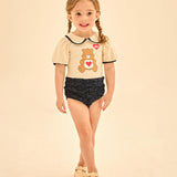 [Care Bear] Tenderheart Bear Sailor One Piece Swimsuit (Swimmer Set)