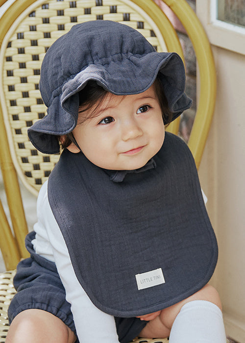 Cozy Big Bib Bib_Charcoal