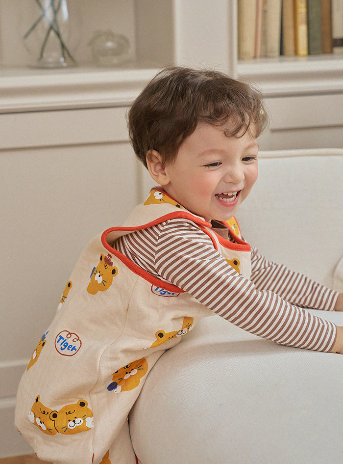 Hoho Tiger Sleeping vest  24FW