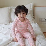 FW Candy Stripe Indoor Wear Comfy Belly Loungewear