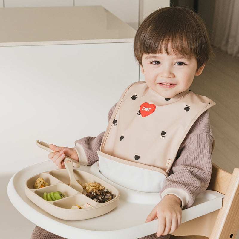 [New] Dottodot Heart Waterproof  Bib