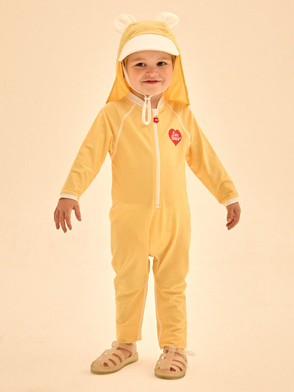 [Care Bear] Tender Heart Bear Color Swamsuit (Flap Cap Set)