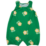 ICE HAPPY FLOWER ROMPERS Green