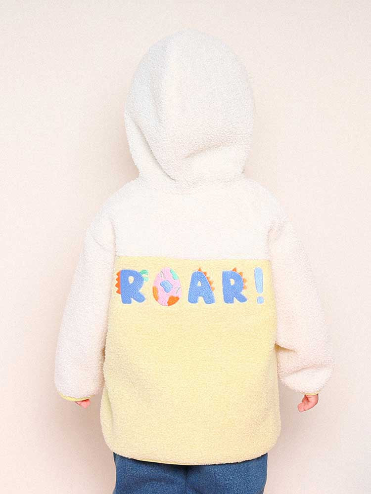 Baby Dino Poppy Hooded Anorak Jumper