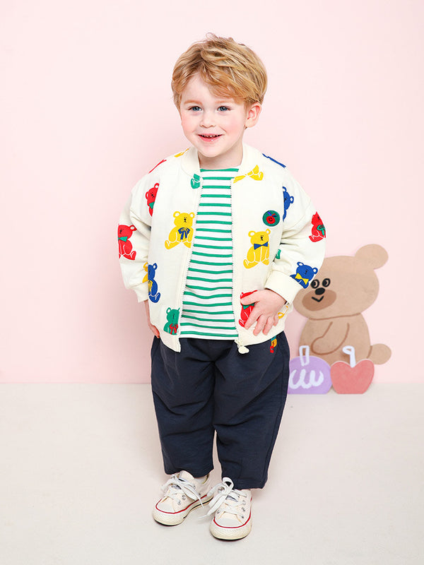 New Ribbon Bear Blouson Jumper