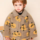 Teddy Bear Fleece Collar Jumper