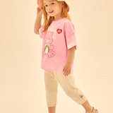 [Care Bear] Care Bears Semi-Croop Water Slot T-Shirt