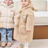 Pom Pom Bear Dumb Blong Hood Coat