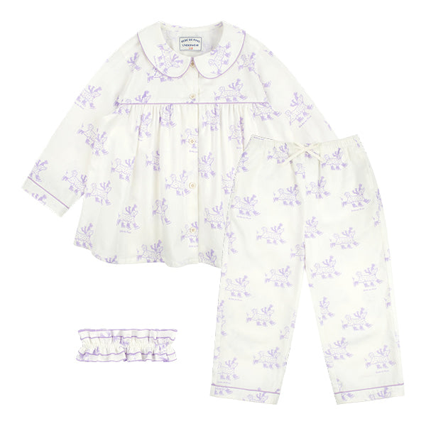 Ivory dalmatian girl pajamas Showroom kids