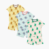 Flip Poly Ribbed Short sleeve Indoor Wear Set 家居服(26SS)