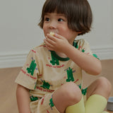 Flip Poly Ribbed Short sleeve Indoor Wear Set 家居服(26SS)