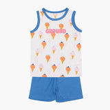 Ground Rayon Sleeveless Mesh Vest Set (26SS)