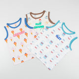 Ground Rayon Sleeveless Mesh Vest Set (26SS)