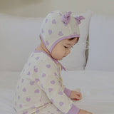 [Pre-order] Heart Bongbong bodysuit_Blueberry