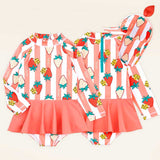 Mollyberry's Swimsuit (Flap Cap Set)